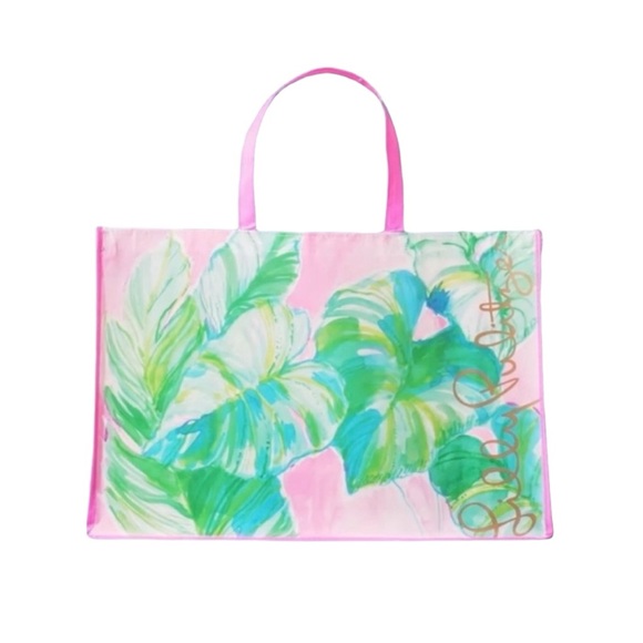 Lily's Pad Rescue Pink & Blue Logo Large Tote Bag main image 1
